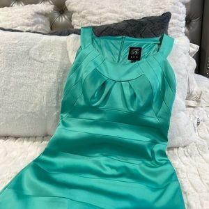 Mint Green Jax Satin Party Dress Size 6 Fully Lined